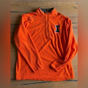 Antigua Men's Illinois Fighting Illini Orange Generation Half-Zip Pullover Shirt